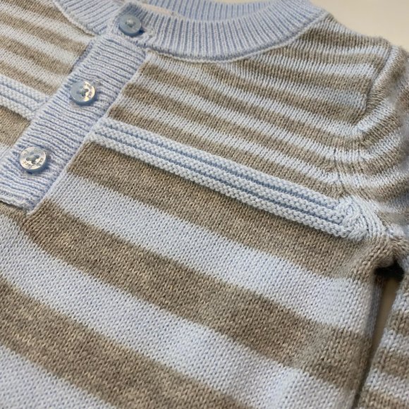 Baby Boy Janie & Jack Knit One Piece, Size 0-3M - Picture 3 of 9